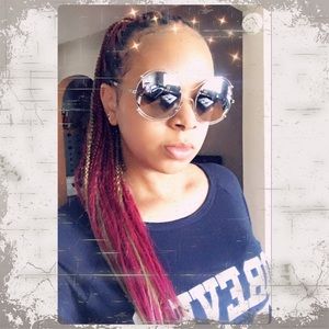 Large Round Mirror Sunglasses